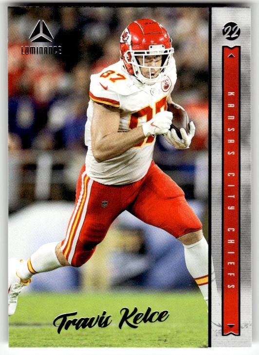 2022 Panini Luminance Travis Kelce #48 Kansas City Chiefs