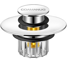 Bathtub Stopper Shower Drain Hair Catcher Pop-up Tub Stopper with Strainer