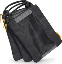 ToughBuilt – 3 Piece Fastener Bag Set Heavy-Duty Fabric Storage