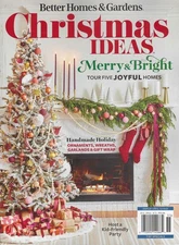 Better Homes and Garden Magazine Christmas Ideas for 2025