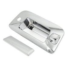 Silver Tailgate Handle Latch - Chrome Tailgate Handle Cover