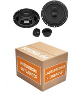 Lautsprecher Boxen Vorne Crunch DSX6.2E FüR Mitsubishi Outlander CU0W + Facelift