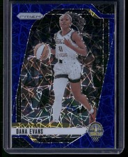2024 Panini Prizm WNBA #72 Dana Evans Blue Velocity Prizms