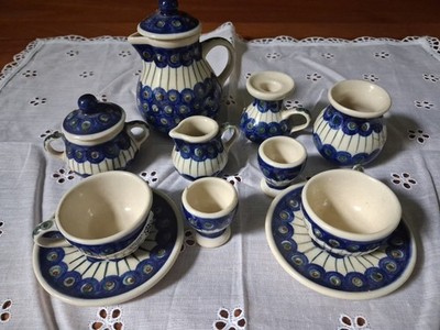 Bunzlauer Keramik Miniaturservice Ceramika Artystyczna komplett Vintage