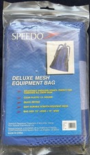 Speedo Deluxe Mesh Equipment Bag Blue Lightweight NEW