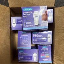 Breastmilk Storage Bags, 50 Count, 4oz Easy To Use, Pre-sterilized Bags w/ Doubl