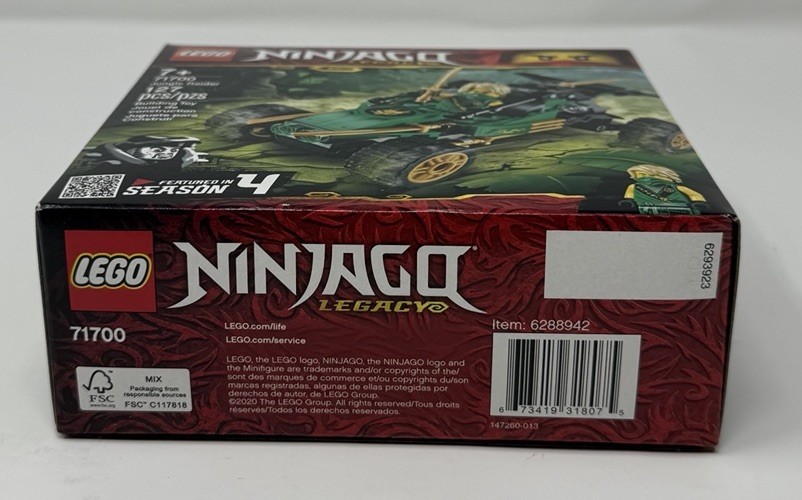 LEGO 71700 Ninjago Legacy Jungle Raider New Sealed Retired