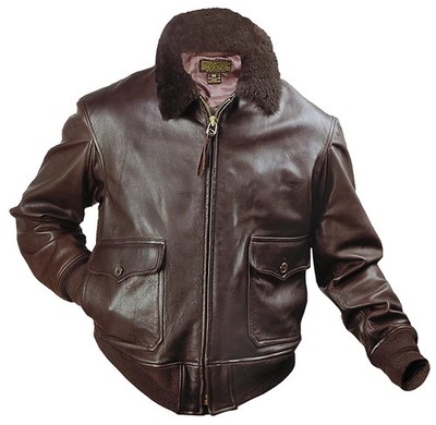 G-1 Aviator Flight Jacket Dark Brown Real Cowhide Leather Bomber Jacket