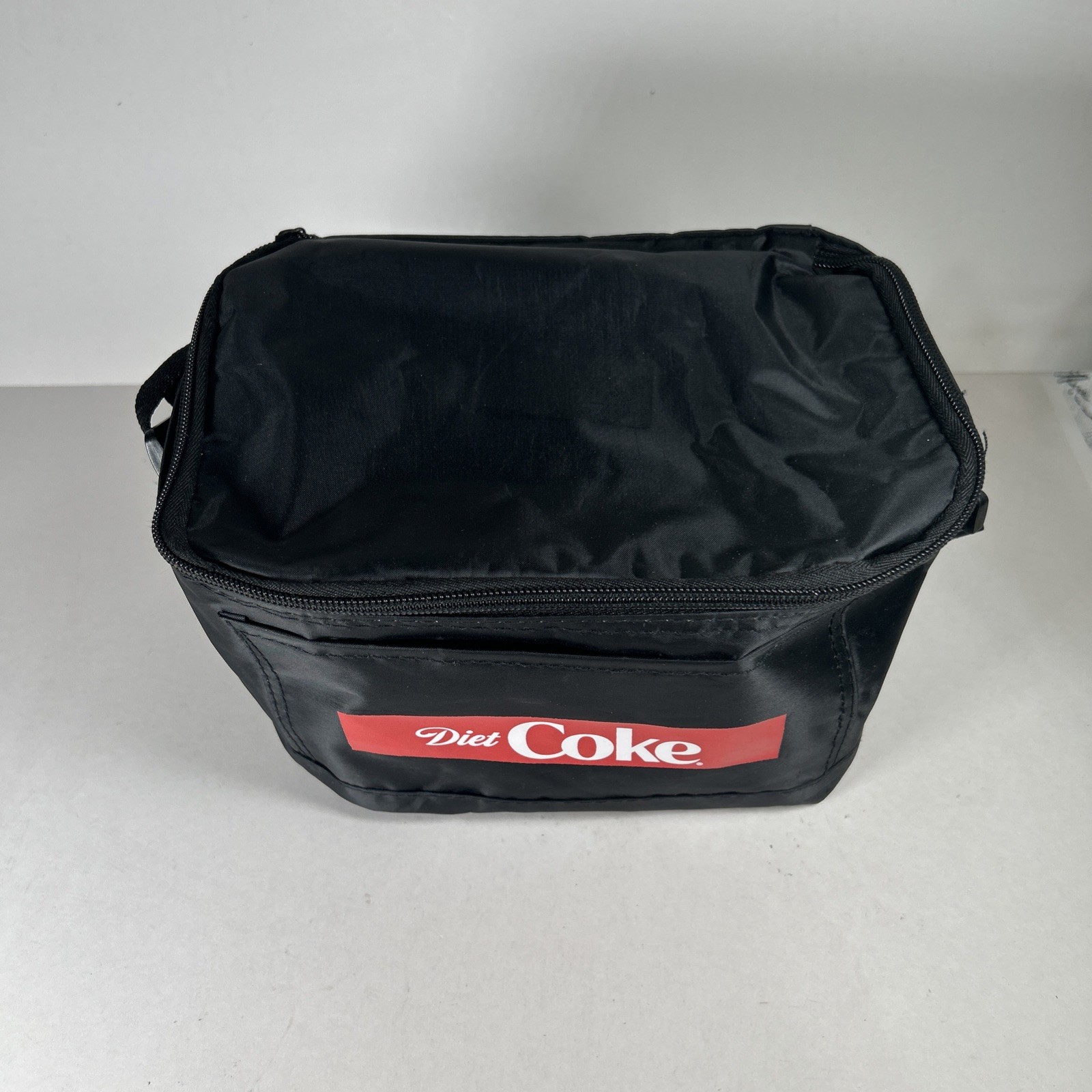 Diet Coke Insulated Cooler Bag with Strap Black 9x6x6 *Clean*