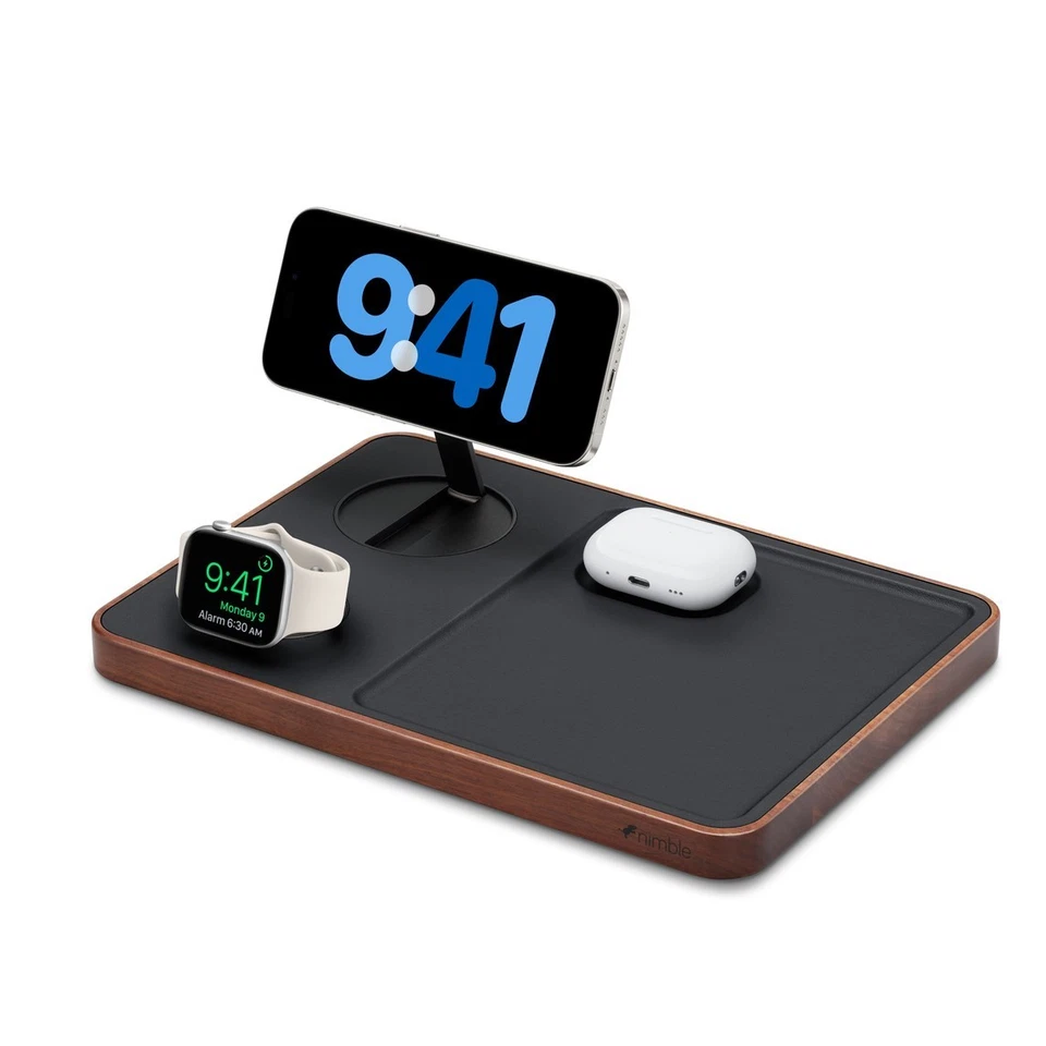 NIMBLE VALET 3-IN-1 MAGSAFE CHARGING STATION STAND DOCK IPHONE AIRPODS WATCH - Image 2 of 4