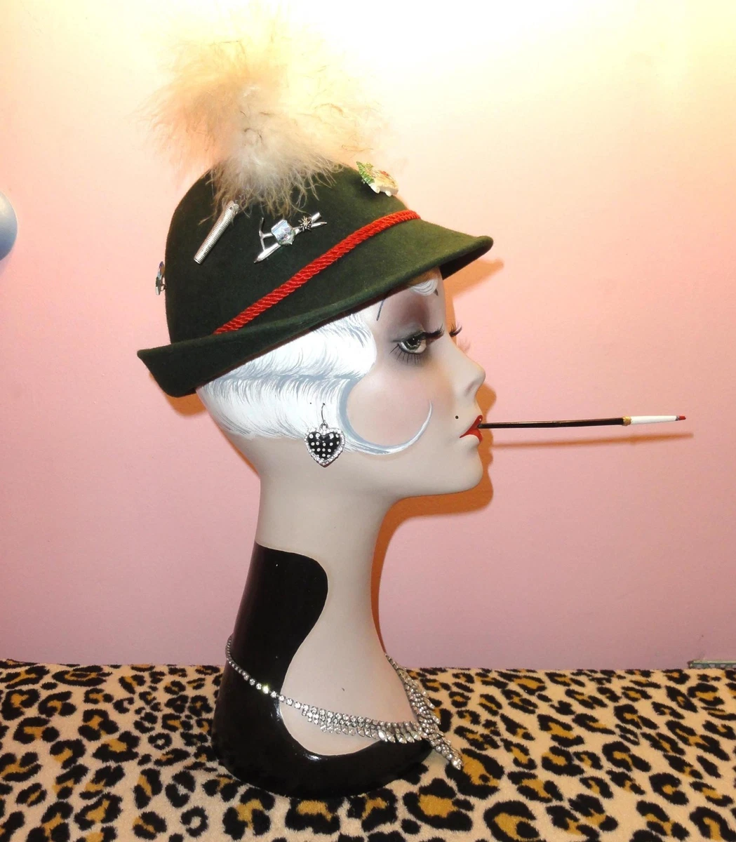 Feather Green Vintage Hats for Women for sale | eBay display picture 1