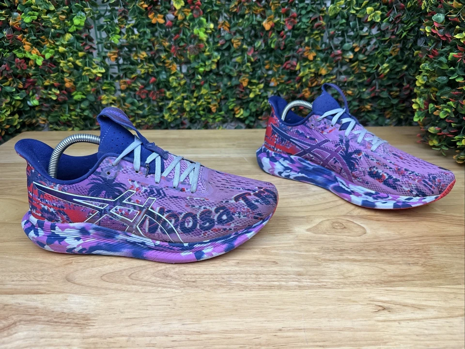 Zapatillas deportivas ASICS Gel Noosa Tri 14 malla multicolor con cordones 1012B208 para mujer 10 Foto 4 de 4