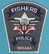 FISHERS INDIANA POLICE SHOULDER PATCH
