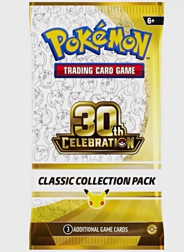 Pokémon 30th Celebration TCG Celebrations Classic Collection Booster Pack