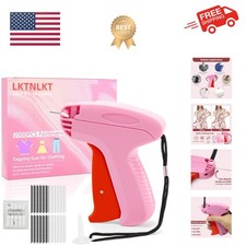 Stitch Gun for Clothes - Includes 6 Fine Needles, 1000 White  1000 Black Fas...