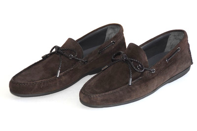 HUGO BOSS Mokassin, Mod. Flarran, Gr. 45 / UK 11, Made in Italy, Dark Brown