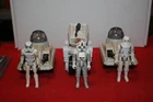 Star Wars Vintage Mini-Rig ( 2 )  MLC-3  & ( 1 ) MT-7 & 3 FIGURES