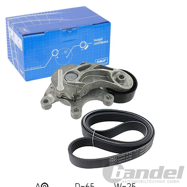 Skf KEILRIPPENRIEMEN-SATZ Passend FüR Bmw 1 2 3 4 5 X1 X3 X4 X5 Z4 | Vkma 38227-image