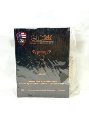 Brand New Sealed GLO24K Red Light Beauty Device for Face and Neck