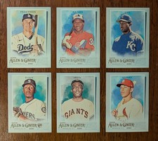 2020 Topps Allen & Ginter Tim Raines Monte Irvin Pederson Edman Dye Dunn RC NM