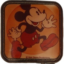 Mickey Mouse Walt Disney Productions Masterwork Cartoon 70s Vintage Belt Buckle