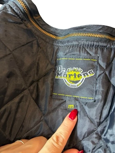 Vintage Dr. Martens British by Design Blue Quilted Work Jacket Men’s M image 3