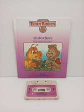 Vintage Teddy Ruxpin All About Bears Book  Cassette WoW 1985 loose