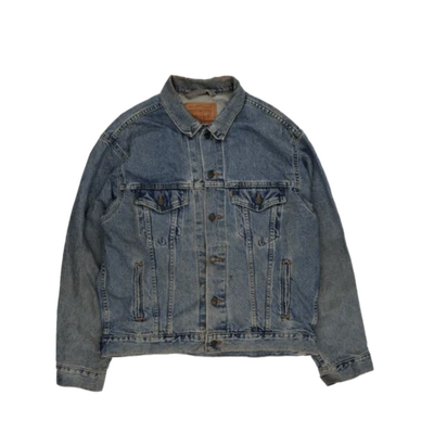Levi’s Men’s Blue 70507-0389 Denim Trucker Jacket Vintage Size Medium M