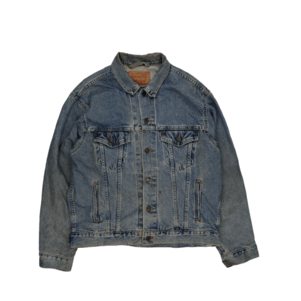 Levi’s Men’s Blue 70507-0389 Denim Trucker Jacket Vintage Size Medium M, photo 1 of 3