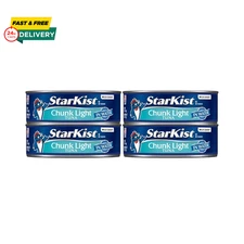 Starkist Chunk Light Tuna in Water, 5 Oz (4 Pack) Canned Tuna Fish, Wild Caught,