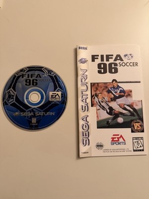 FIFA Soccer 96 (Sega Saturn, 1996) Disc & Manual Only T&W