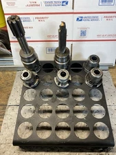 SCHUNK HYDRAULIC TOOL CHUCK CAT40 TAPER SHANK LOT OF 6