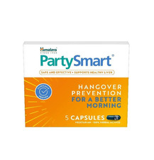 Himalaya PartySmart Capsules - Natural Hangover Relief - Free Shipping