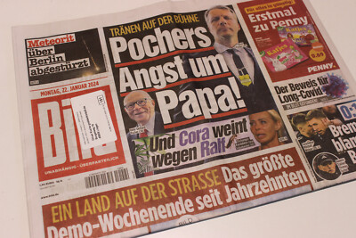 BILDzeitung 22.01.2024 Januar Geburt Geburtstag Oliver Pocher Papa