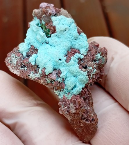 Cobaltoan calcite malachite quartz and chrysocolla - Kakanda deposit DRC Congo - Picture 5 of 12