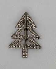 John Hardy Christmas Tree Clip Pin Signed Scarf Lapel pin
