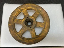 Farmall Cub Mower Deck Main PTO Belt Drive Pulley "8"-Yellow-from 1971 Cub