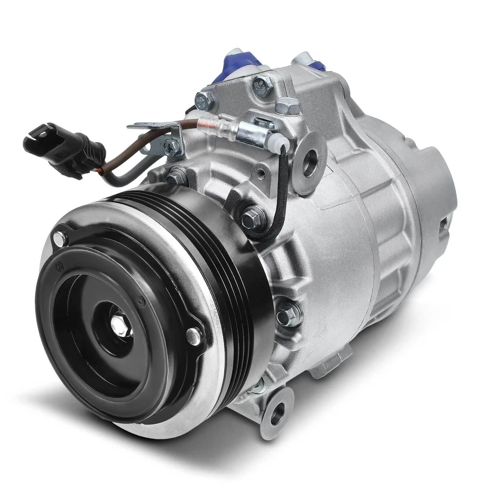 Compresor de aire acondicionado con 4 ranuras para BMW X5 2007-2010 3,0 L con accionamiento adaptativo CSE717 Foto 4 de 4