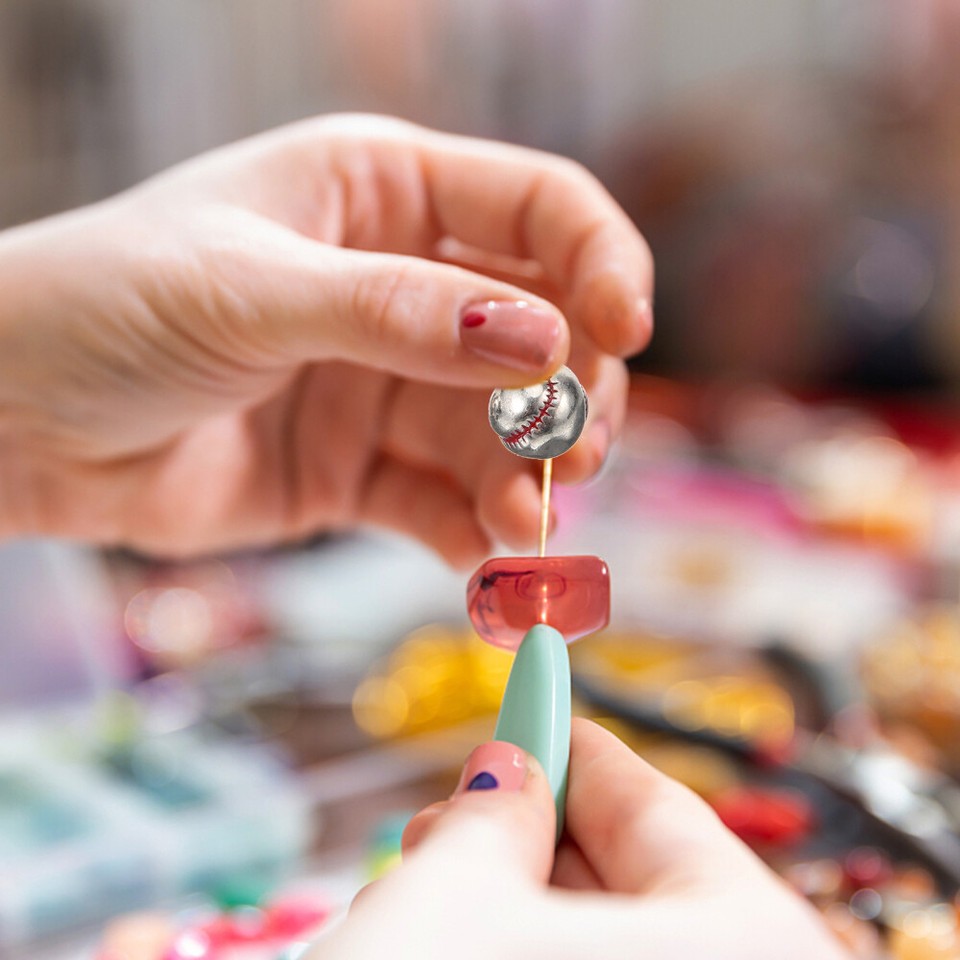 2pcs Craft Ball Beads Charms Jewelry Making Ball Beads Ball Charms for