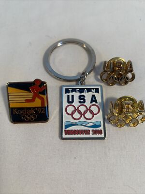 US Olympic Team 4 Pin Lot