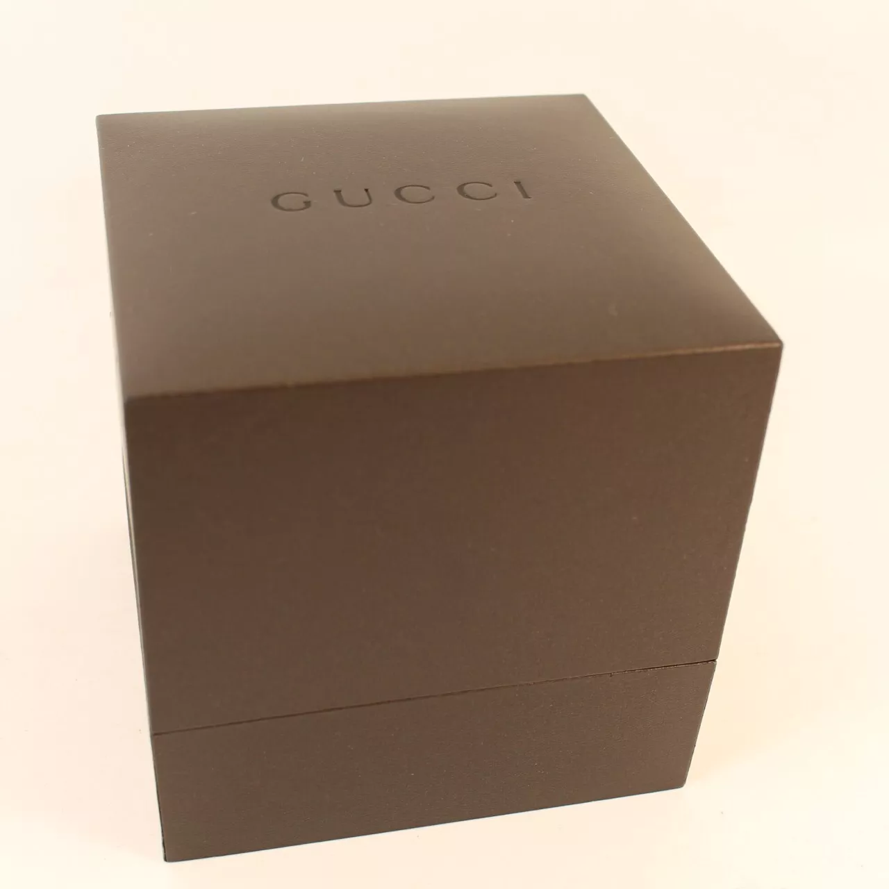 AUTHENTIQUE BOITE DE MONTRE GUCCI MARRON