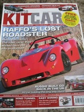 COMPLETE KIT CAR MAGAZINE STONELEIGH 2016 RAFFO ROADSTER ULTIMA GTR WIND TUNNEL