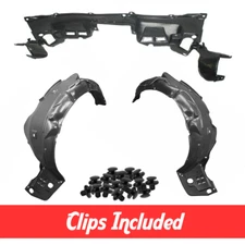 Fender Liner & Lower Engine Under Cover Set w/ Clips For 2012 Honda Civic EX LX