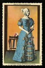 People postcard Sarah Childress Polk US National Museum Smithsonian linen Teich