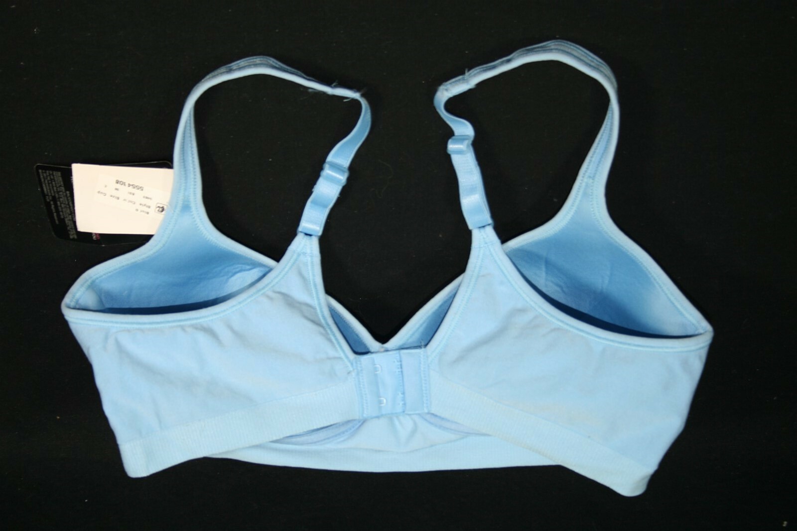 103X07 Bali 3463 Women's Comfort Revolution Wirefree Bra 38C Blue NWD