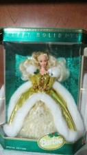 Barbie Happy Holidays Vintage 1994 Edizione Speciale Nuovo con scatola Abito Oro Mattel