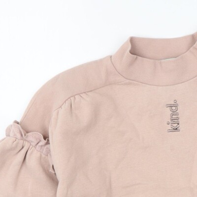 Blouse Fille George En Polyester Rose Courte Manches Taille 9-10 Ans - Très Bon état