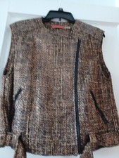 Alice Olivia gorgeous size p/m vest with waist band and buckle.