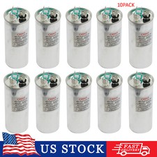 45 5 uF MFD 370-450 V AC High Quality Motor Dual Run Capacitor CBB65 - 10 Pack