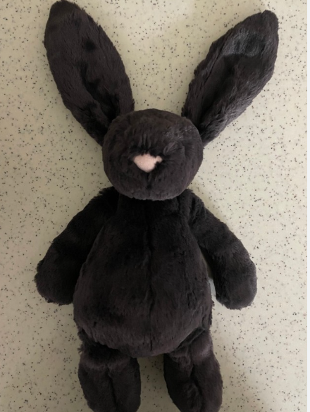 Jellycat Bashful Inky Bunny Medium – Baby Comfort Plush Toy